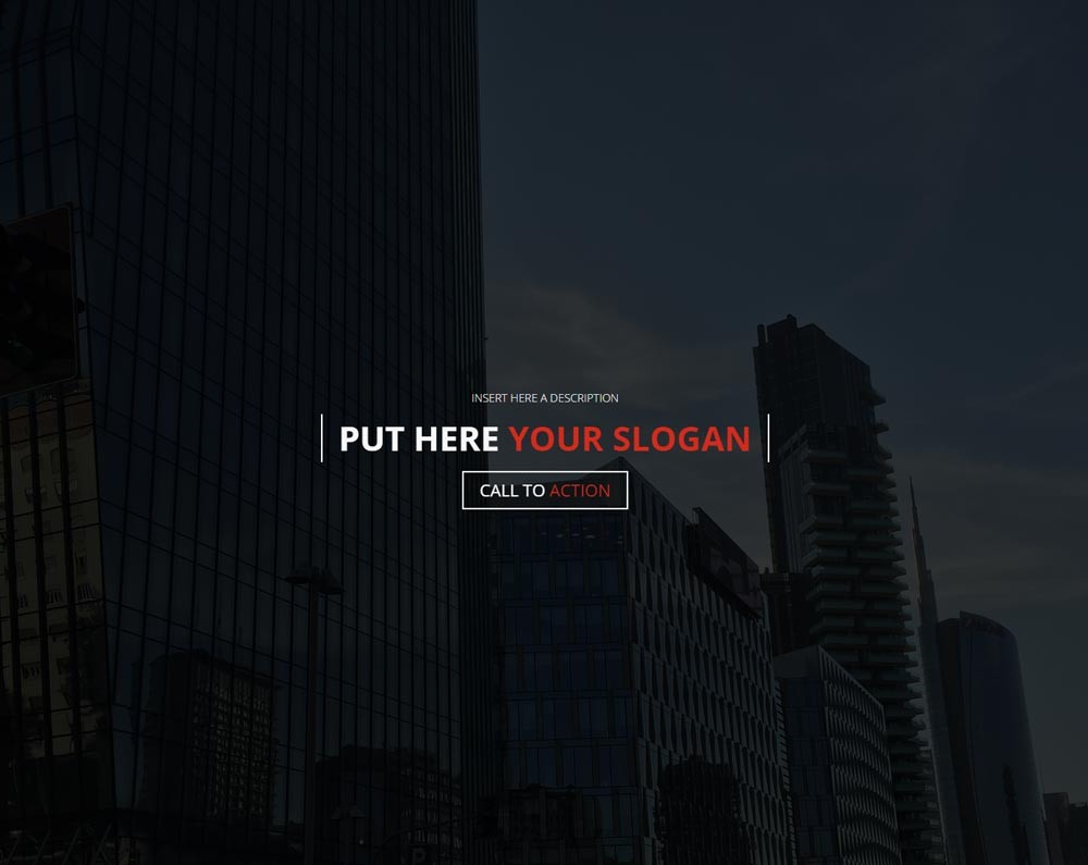 OnePage Template HTML